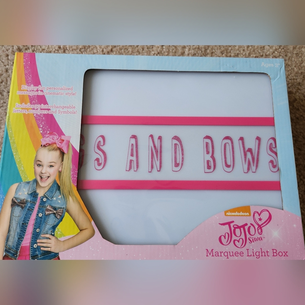 Jojo Siwa Marquee Light Box